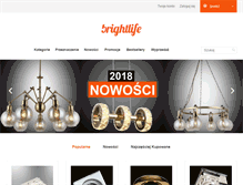 Tablet Screenshot of brightlife.pl